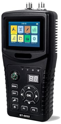 ST-5032 Buscador de satélite Medidor Soporte DVB-S2/S DVB-T2/T DVB-C señal Cable Alta sensibilidad