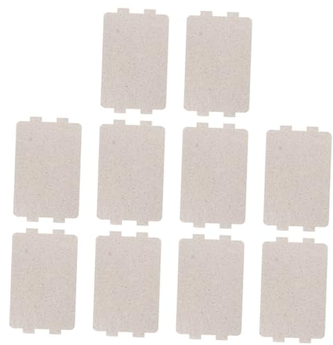 DOITOOL 10 piezas Placas Mica Resistentes al Calor para Microondas Aislamiento Térmico Recortables para Reparación Fácil Compatibles con Electrodomésticos de Cocina