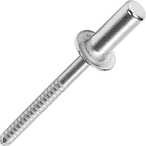 Kit de 60 Rivets Aveugles Pop Étanches à Bout Fermé - 3 Tailles : Ø4,8x10/12/16mm (20 Par Taille) - Tête Bombée en Acier Inoxydable