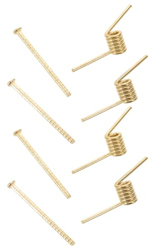 UKCOCO Molla in Acciaio Inox a Forma di V per Forcine Chioma, 4 Pezzi, Resistente e Sicura, per Acconciature Quotidiane e Feste