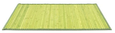 Biancheriaweb - Bambusteppich unifarben 55x95 grün