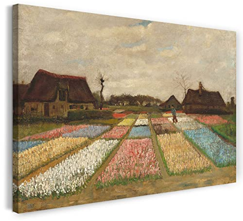 Printed Paintings Leinwand (120x80cm): Vincent Van Gogh - Blumenbeete in Holland