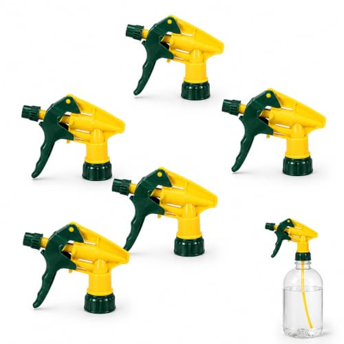 OUNONA 5 pulverizador de gatillo pulverizadores industriales Resistentes a los Productos químicos para jardinería, Limpieza de Ventanas y Suministro de Janitorial (Color Aleatorio)