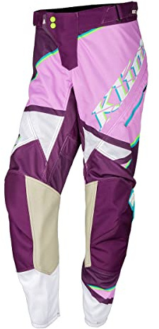 KLIM Women's XC Lite Motorcycle Pant (Shattered Purple, 10)