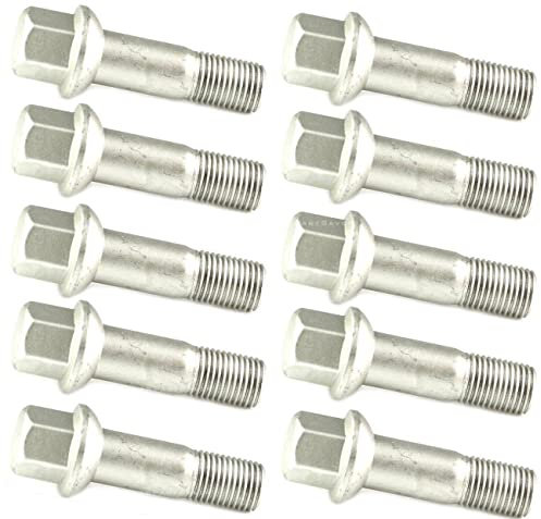 Bapmic 10x Radbolzen Radschrauben Nuts M14 x 1,5 Ersatz für MERCEDES-BENZ W461 C215 C140 W220 A0009905307 A1404000570