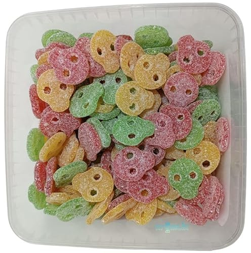 Calaveras Colores Super Ácidas (1,5KG) | Contiene 290 Unidades