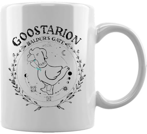Genérico Goose Astarion Taza Blanca De Cerámica Hogar De Oficina De La Taza Del Agua Té Café White Ceramic Mug