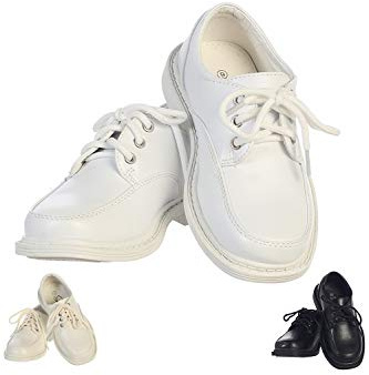Toddler Boys Dress Shoes White Size 9 Baptism 1st First Communion Little Kids Tuxedo Kid Oxford Loafers Ring Bearer Zapatos blancos para niños