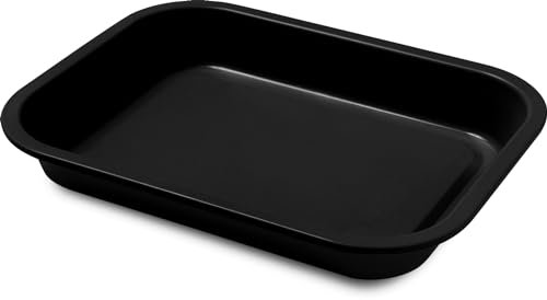 FORMEGOLOSE™, Lasagnera 20x25 cm, Acciaio con rivestimento antiaderente, Nero