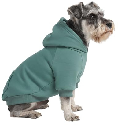 Spark Paws Hunde-Kapuzenpullover – Premium-Qualität, butterweich, hervorragender Komfort und Passform, beruhigende Fleece-Innenseite, geeignet für alle Rassen - Teal - M
