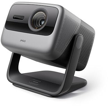 JMGO N1S Ultimate Proyector 4K Triple Laser, 3300 ISO Lúmenes Proyector con GTV Netflix, Gimbal Corrección de Imagen Instantánea, 300, BLU-Ray 3D, HDR10, 20W Duales Altavoces con Dolby Digital Plus