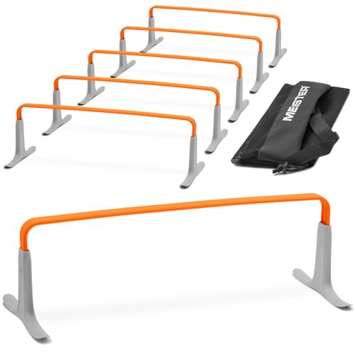 Meister ZoomFlex Agility-Hürden mit Tragetasche – Flex-Safe Modulares Geschwindigkeitstraining