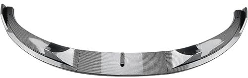 MAAIQTIND Frontspoiler, für BMW E60 E61 M5 2005-2010 Spoilerlippe AntiKollision Abriebfest Frontstoßstange Lippe Auto Zubehör,Carbon Fiber Look