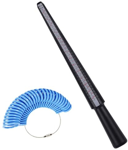 Outil de mesure de la taille des bagues, ensemble de mesure de la taille des doigts | Outils de mesure de jauges de doigt de calibreur d'anneaux - Sizer d'anneaux, jauges de doigt, jauge de taille de
