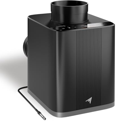 AC Infinity THERMOFORGE T7 - Calentador ambiental de 1000 W con | Control de temperatura VPD, entrada de aire fresco y calor PTC de 10 grados, IA adaptativa, doble canal para tiendas de