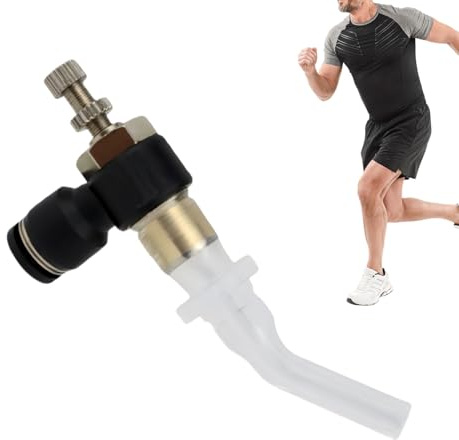 Allenatore Polmonare – Attrezzatura Fitness Regolabile Allenatore Di Respirazione Profonda | Dispositivo Di Rafforzamento Respiratorio Per Uomini Pratica Di Allenamento Meditazione Routine Sport Corsa