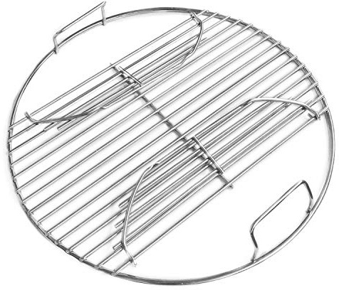 Grillvana 35,6 cm – 201 acciaio INOX cottura barbecue a carbone griglia sostitutiva per uso in 35,6 cm Weber Smokey Joe – Cool regalo per lui, uomo regalo