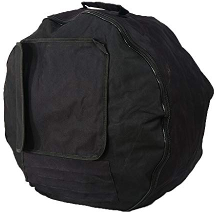 B Baosity Drum Bag, Schlagzeugtasche für 22-24 Zoll Snare Drum (wasserabweisend, Innenpolsterung, stabiler Tragegriff) Schwarz - 25 Zoll