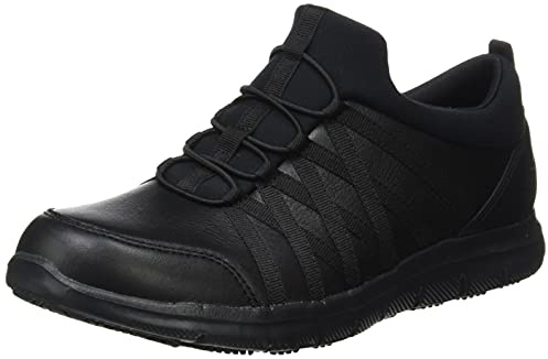 Skechers Women's Ghenter Dagsby Sneaker, Black, 4 UK