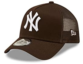 New Era York Yankees MLB Truckerkappe Braun NY-Logo Mesh Snapback Baseball Cap Kinder - Youth