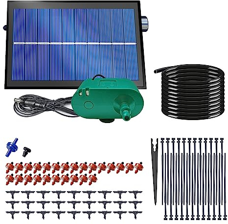 Solar-Bewässerungssystem Greenkeeper Solarpanel Gartenbewässerungssystem Pflanzenbewässerung (SOLAR-DROP P25 für bis zu 25 Tropfstellen)