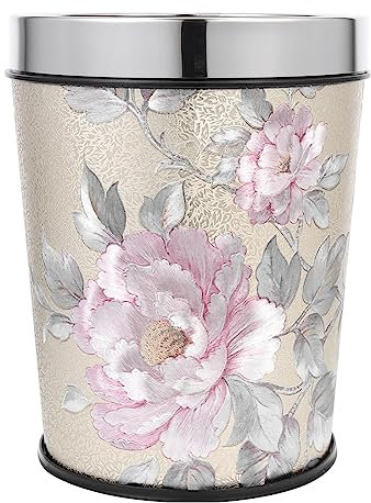 Cabilock Corbeille Vintage Rétro Inoxydable Poubelle Multi-fonctionnelle Pour Salle De Bain Bureau Ou Cuisine Design Élégant Et Pratique Sans Couvercle Idéale Pour Décoration
