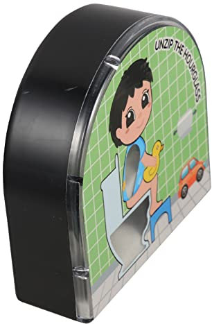 PRETYZOOM Timer Clessidra Da Bagno Per Minuti Decorazione Colorata e Funzionale Per Toilette Design Cartoon Divertente Strumento Per Promuovere Abitudini Sane