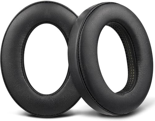 SOULWIT Cuscinetti Auricolari in Pelle di Agnello per Sennheiser HD599/HD598/SE/CS/SR/HD595/HD569/HD560S/HD558/Game Zero/G4ME Zero, Padiglioni PC37X/PC38X/PC350/PXC350/PXE350/PC360/HD380/HD380-Pro
