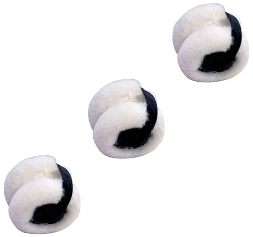 DEARMAMY 3St pelziger Ohrenwärmer ear muffs nauszniki zimowe Ohrenschützer für Sport warmer Ohrenschützer Ohrenwärmer für den Winter Winter-Ohrenschützer Ohrenwärmer für Frauen Plüsch