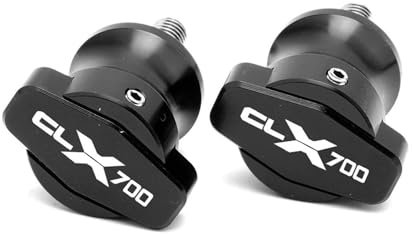 Schwingenschutz Montageständer Für 700 CLX 700CLX 700CL-X CLX700 M6 Sport Adventur Motorrad CNC Zubehör Schwinge Spulen Sliders Hinten Stand Schrauben(Black)