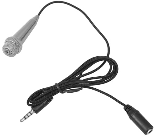 ibasenice Mini Mikrofon Für Handy Tragbares Aufnahmegerät Gesangsmikrofon Für Smartphone Pc Und Tablet Für Karaoke Und Videoaufnahmen Kompakt Und Benutzerfreundlich
