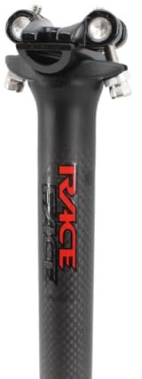 YYLUOYANG SattelstüTze Rennrad Mountainbike Legierung Matt 3K Carbon Fibre Fahrrad Sattelstütze Carbon Sattelstütze MTB Sattelstütze 25.4/27.2/30.8/31,6mm Fahrrad Sattelstange(31.6x350mm)