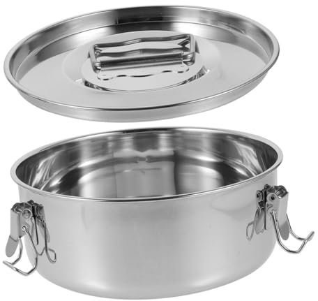 BESPORTBLE Flanera Con Tapa Molde Para Hacer Flan Acero Inoxidable Accesorio Para Hornear