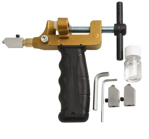 Taglierina resistente 2 in 1 per piastrelle di vetro con design facile da usare per compiti di costruzione
