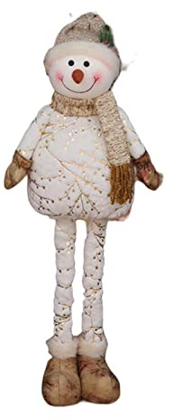 DXEHSEUY Christmas Snowman Figurine Embellishments for Bedroom Party Decoration Round Hat