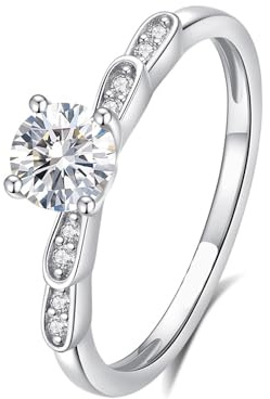 Epinki Echt Schmuck Gelbgold 750 18 Karat Hochzeitsring, Klassiker Trauringe mit Labor Erstellt Diamant, Freundschaftsringe 950 Platinum, Gr.47-65