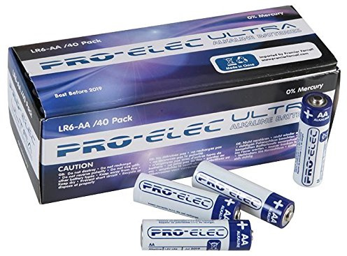 PRO ELEC - AA Ultra Alkaline Batteries Business Pack (40 Pack) - PSG90903