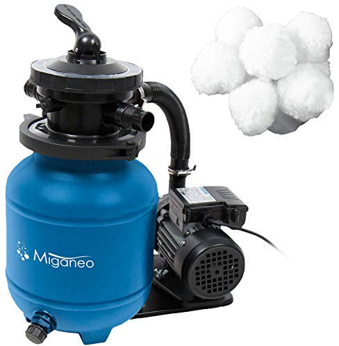 Miganeo Sandfilteranlage Dynamic 6500 blau inkl. Filterballs 403853