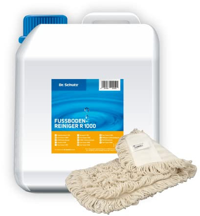 Trevendo® Set - Dr. Schutz Fußbodenreiniger R 1000, 10 Liter inkl. Wischmopp
