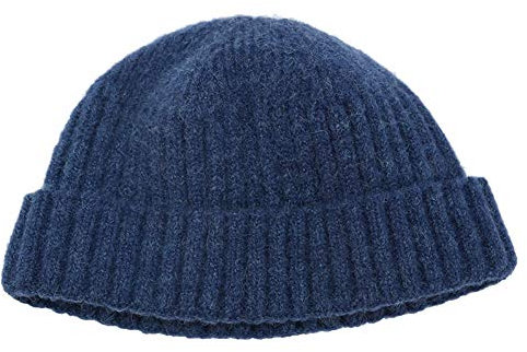 TININNA Unisex Winter Warme Wollmütze Damen Wintermütze Rollmütze Fishermans Beanie Mütze Fischermütze Strickmütze kurz Herren Dockermütze Seemannsmütze