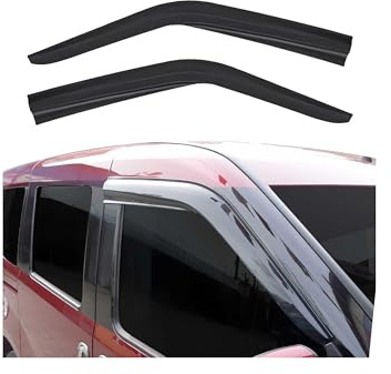 2X Windabweiser Regenabweiser kompatibel mit Ford Transit Connect 2002-2014 Acryl Dunkel