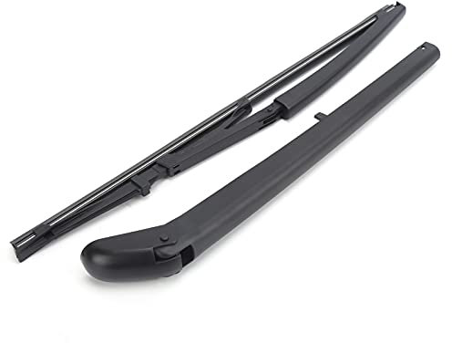 Qiilu Braccio Tergicristallo Lama in Gomma per Lunotto Posteriore Sostituzione Automatica per Alfa Romeo 147 2000-2010 (confezione da 2)