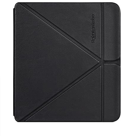 Kobo Libra 2 SleepCover – Schwarz | Ruhemodus/Wachmodus-Technologie | Integrierter Ständer für zwei Positionen | Kunstleder | Kompatibel mit dem 7-Zoll Kobo Libra2 eReader