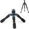 FAEFTY Kamera Stativ, Mini Stativ Einbeinstative Reisestativ mit 3/8 Schraube Tragbar für DSLR-Kamera Videorecorder Handy(42cm 5kg)
