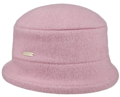 Seeberger Vialena Uni Walkhut Wollhut Glockenhut Damenhut Wollglocke Damenglocke (One Size - rosa)