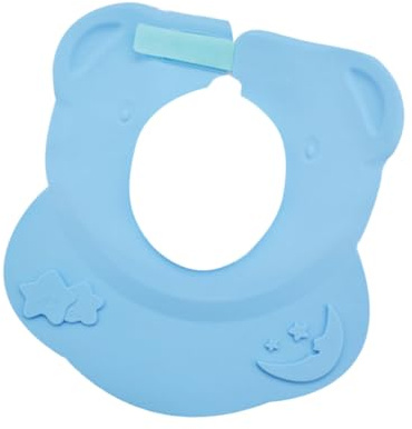UPKOCH Boy Girl Shower Cap Silicone Adjustable for Boy Girl Bathing Shampoo Cap Head Protector Easy to Wear Comfortable Fit During Bath