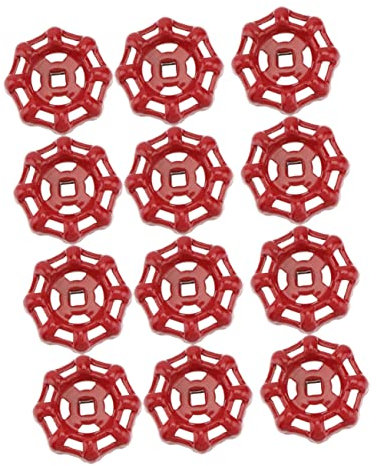 ORFOFE 12stücke Absperrgriff Aus Gusseisen Ball Tor Hand Rad Absperrteile Für Armatur Einfache Installation Und Langlebiges Design