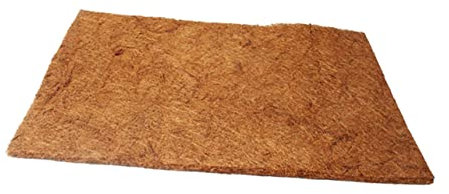 Generico Lettiera per Rettili Tappetino in Fibra di Cocco Naturale 50x30cm Fodera Traspirante Accessori per Animali Domestici Accessori per Terrari