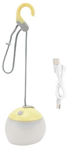 Topyond Camping Mushroom Lampe, IPX4 Light de camping étanche, rechargeable 3600mAh Lanterne de camping de batterie, lumière de tente décorative extérieure pour le camping et les (jaune)