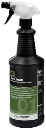 Errecom SunClean, Pulitore Alcalino per Pannelli Impianto Fotovoltaico, Pronto all’Uso, 1 L con Trigger